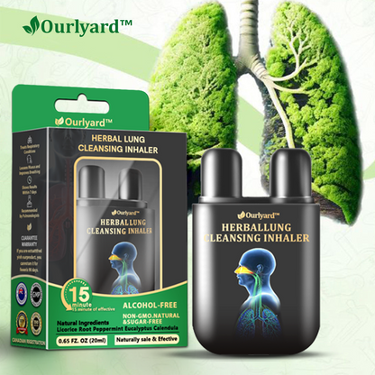 ✅Official Store|Ourlyard™ Herbal Lung Cleansing Inhaler🦘 (💝 Cough, wheezing, shortness of breath, sputum, stuffy nose, bronchitis, bronchitis, allergy symptoms, lung discomfort💝)