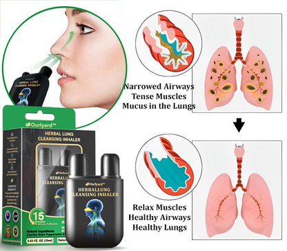 ✅Official Store|Ourlyard™ Herbal Lung Cleansing Inhaler🦘 (💝 Cough, wheezing, shortness of breath, sputum, stuffy nose, bronchitis, bronchitis, allergy symptoms, lung discomfort💝)