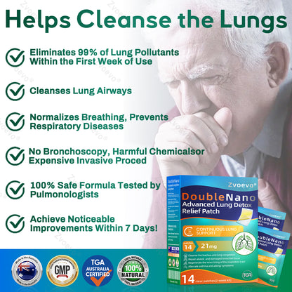 ✅𝐀𝐔 𝐎𝐰𝐧𝐞𝐝 𝐚𝐧𝐝 𝐎𝐩𝐞𝐫𝐚𝐭𝐞𝐝:𝐙𝐯𝐨𝐞𝐯𝐨® 𝐃𝐨𝐮𝐛𝐥𝐞𝐍𝐚𝐧𝐨 𝐀𝐝𝐯𝐚𝐧𝐜𝐞𝐝 𝐋𝐮𝐧𝐠 𝐃𝐞𝐭𝐨𝐱 𝐑𝐞𝐥𝐢𝐞𝐟 𝐏𝐚𝐭𝐜𝐡(💝 Cough, wheezing, shortness of breath, sputum, stuffy nose, bronchitis, bronchitis, allergy symptoms, lung discomfort💝)